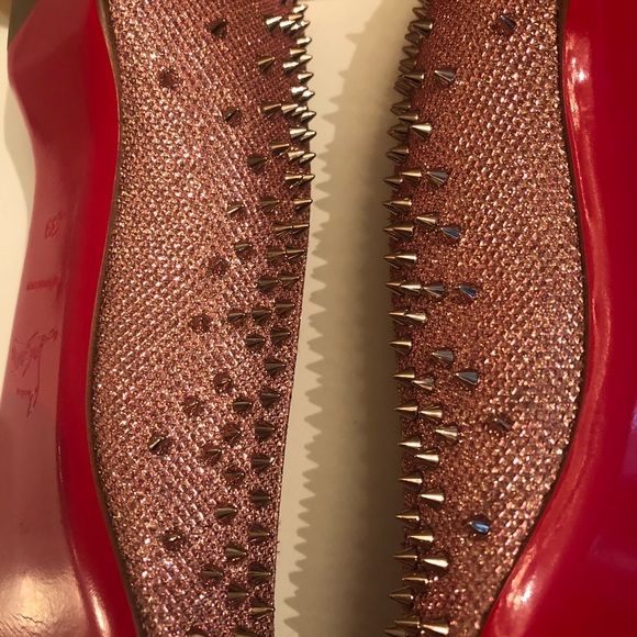 Christian Louboutin Metalic Spike flats - Picture 9 of 10